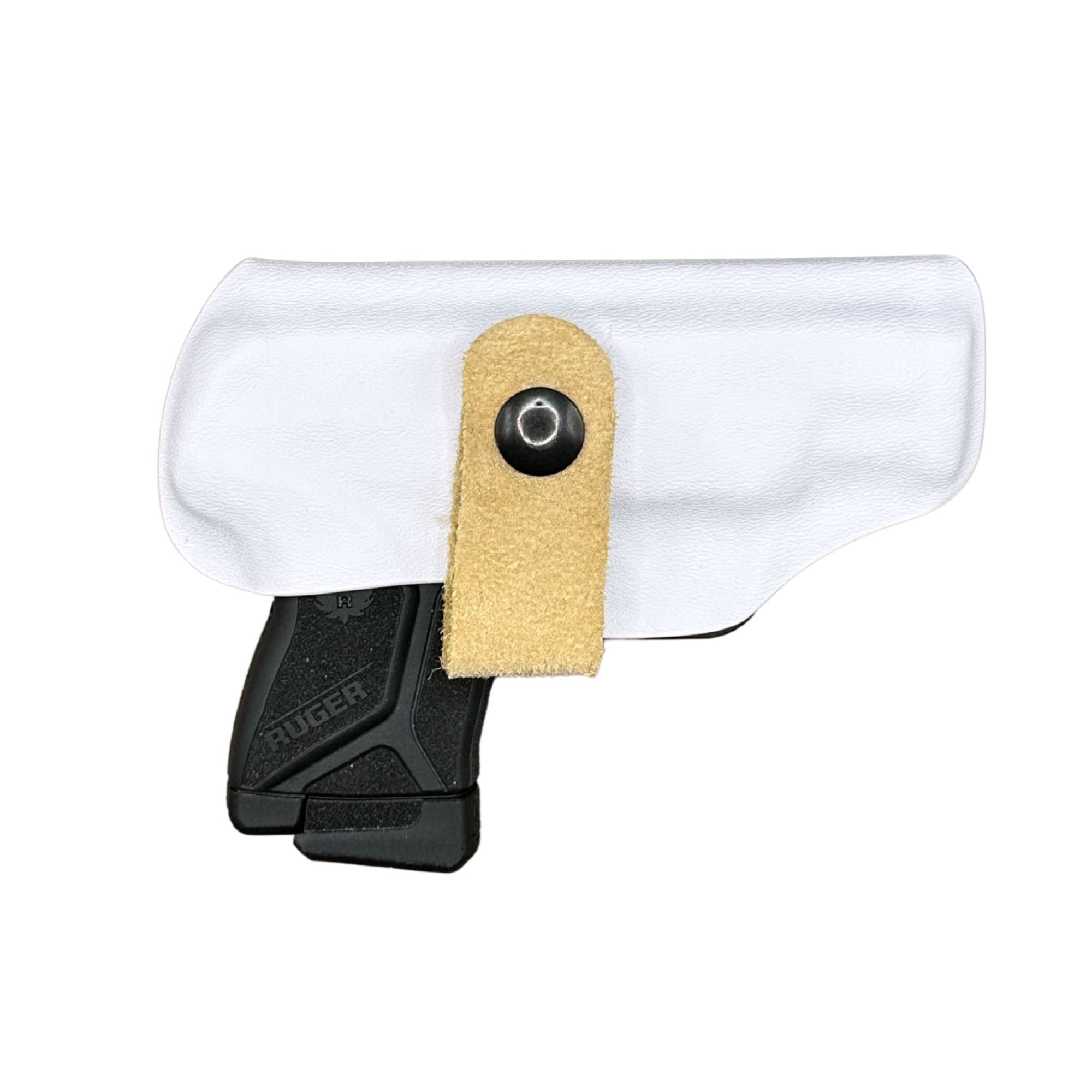 crisp white alpine snow bra holster for women's concealed carry
