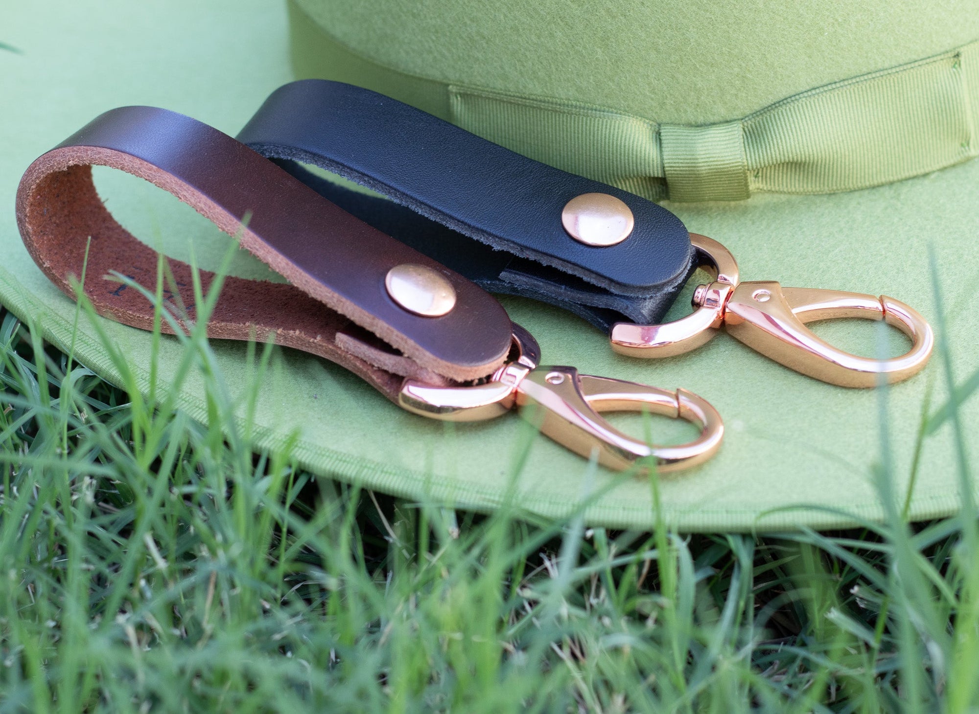 Nomad Leather Key Chain - Flashbang Holsters - concealed carry for women