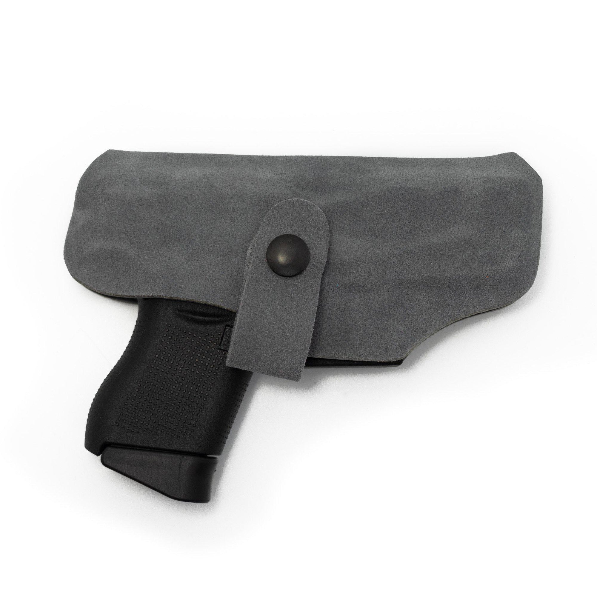 Suede wrapped teddy - Flashbang Holsters - comfortable concealed carry for women - sweater weather gray